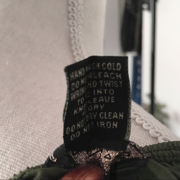 Y2K Fang Green Sleeveless Tunic Top Size Small - Picture 7 of 7